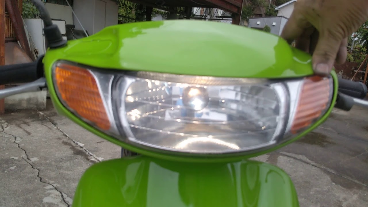 ホンダライブディオZX仕様 AF34 ライムグリーン/黒 カスタムペイントZX