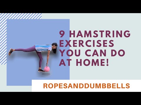 9 Hamstring exercises you can do at home