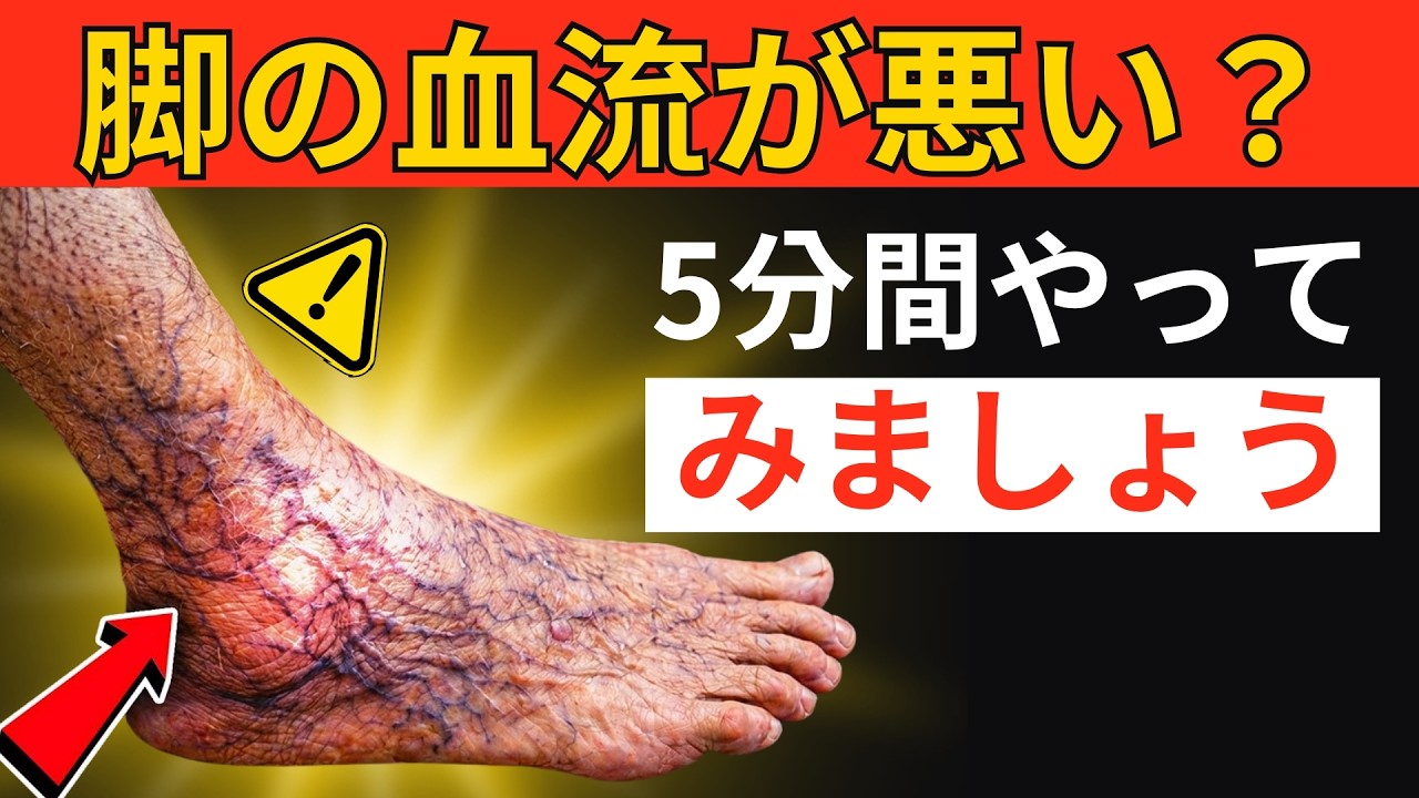 60歳を過ぎて脚が重い？座ったままでできる血流改善運動｜シニア向け健康アドバイス