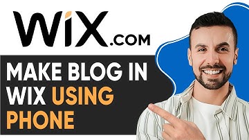 HOW TO MAKE BLOG IN WIX USING PHONE 2025!