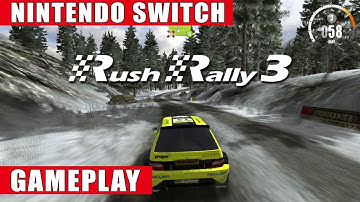 Rush Rally 3 Nintendo Switch Gameplay