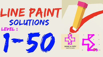 Line Paint! Complete Solution   - Level 1 to 50  Gameplay - Walkthrough  IOS /Android | By tastypill