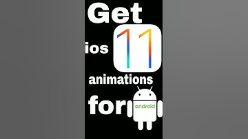 Get ios 11 animations for android !!! Must try