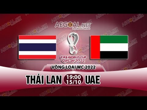 [FullHD] Thái Lan - UAE | Bảng G Vòng Loại Thứ 2 World Cup 2022 | 15/10/2019 | Bóng Đá 360