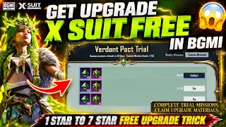 😍GET FREE UPGRADE X SUIT IN BGMI & PUBG MOBILE | VERDANT PACT TRIAL | 1 STAR TO 7 STAR FREE UPGRADE screenshot 2