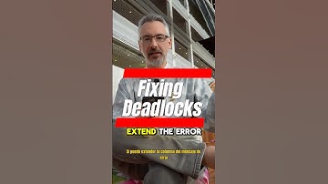 Fixing Deadlocks