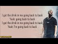 Drake  back to back lyrics