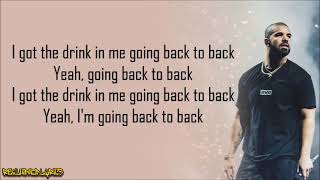 Drake - Back to Back (Lyrics) Resimi