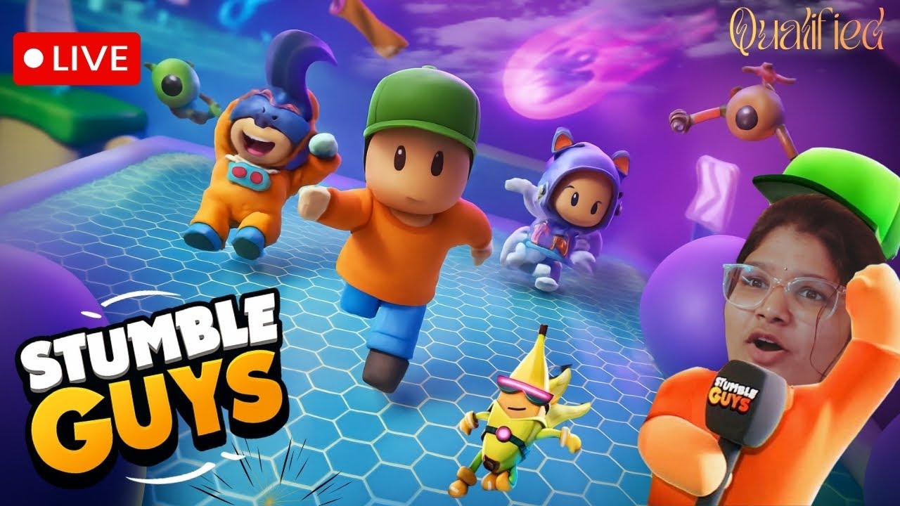 🎯Stumble Guys LIVE Today! 😂 Epic Fails, Wins & Chaos! 👑