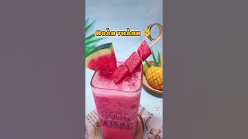 Cách làm Sinh Tố Dưa Hấu đơn giản tại nhà | Hồng Quân - Thầy Giáo Pha Chế