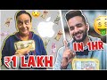Giving my DAD RS 1,00,000 to spend in 1 Hour challenge !!