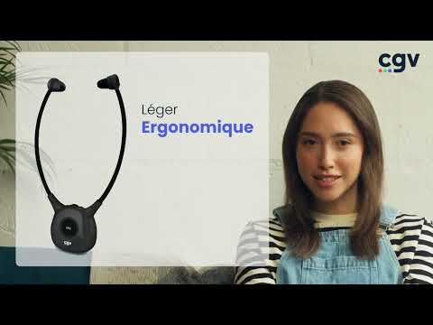 Le casque sans fil TV/HIFI DOLFIN Onyx de CGV - video from CGV