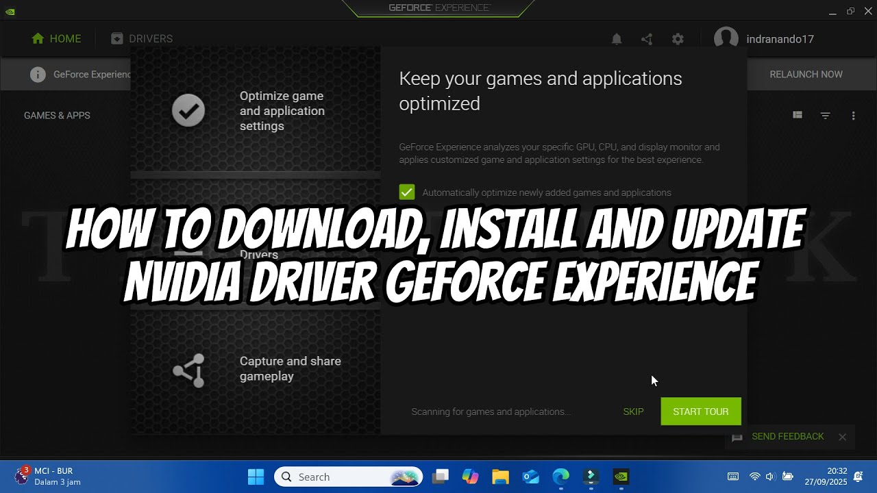 How to Download, Install and Update NVIDIA Driver Geforce Experience ...