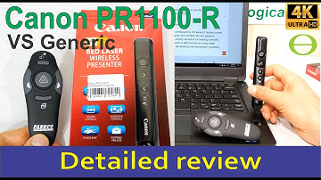 Canon PR1100-R Professional Presenter versus generic presenter Beboncool - Parrot - Amazon