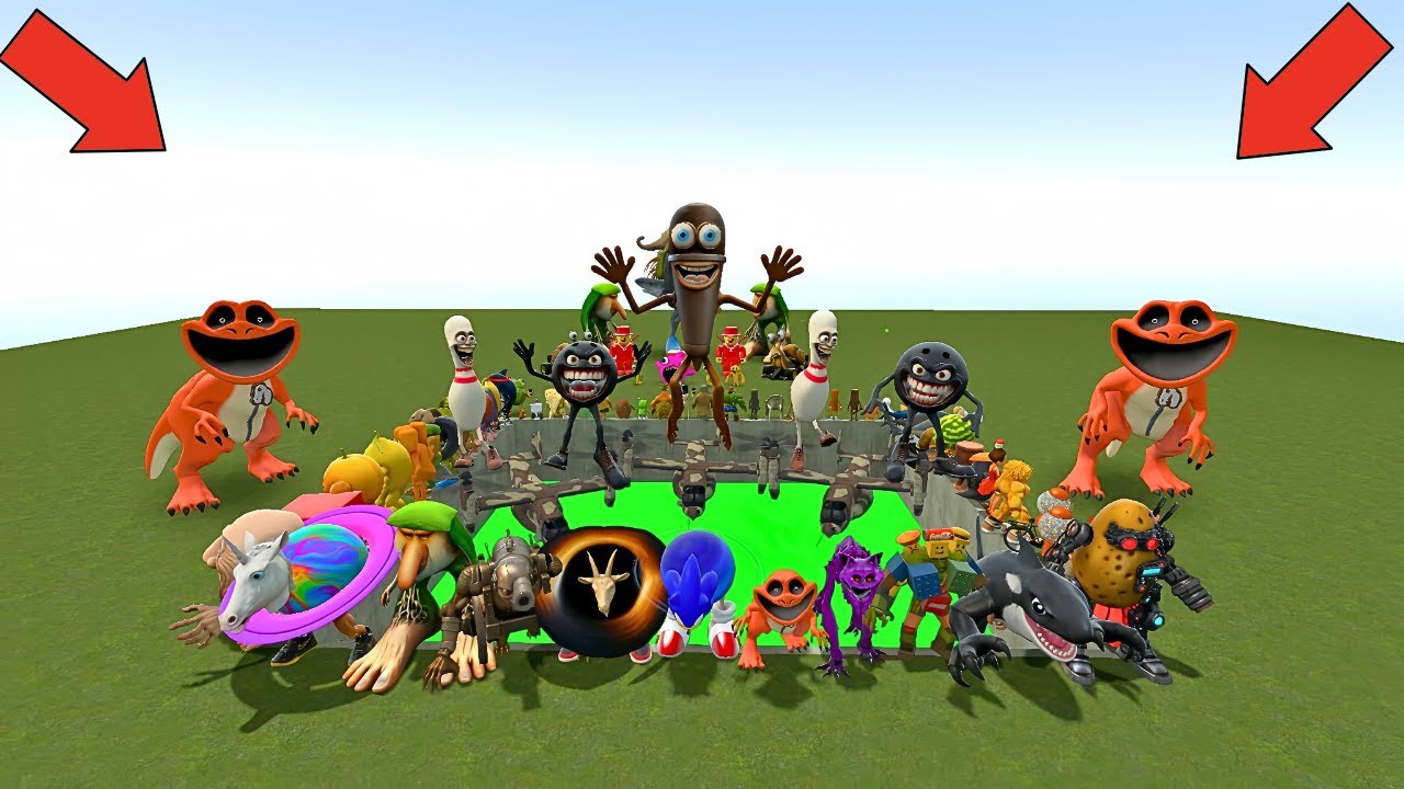 Spartan Kicking Italian Brainrot Animal Memes into the Toxic Pit 2 ! | in Garry’s Mod