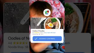 Book a table on Google Maps