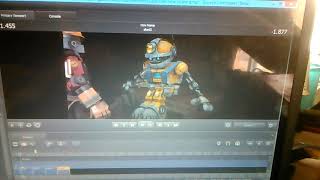 Trying out sfm for the first time and a robots first movements