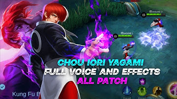 Chou Kof Skin Script-Iori Yagami | With Full Voice And Full Background+No Password Mobile Legends