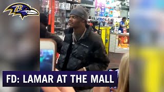 Final Drive: Lamar Jackson Draws Huge Crowd on Trip to Mall
