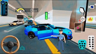 New Blue Elantra N Car Secret Tunnel Drive - 3D Driving Class Game - Android Gameplay