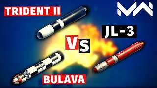 MODERN WARSHIPS | VERSUS | TRIDENT II VS BULAVA VS JL-3