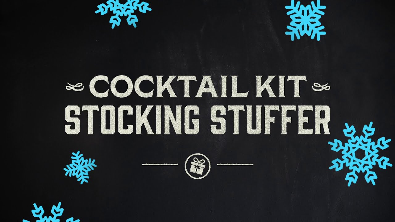 How to make a Cocktail Kit Stocking Stuffer 