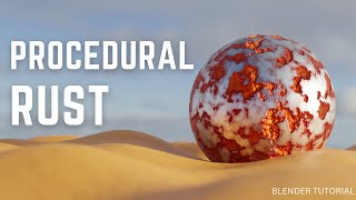 Blender Tutorial | How To Make Procedural Rust