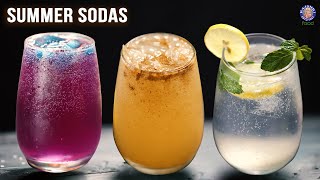 Refreshing Summer Sodas | Lemon Sodas - 3 Ways | No Artificial Colors, No Syrup | Mother's Recipe screenshot 1