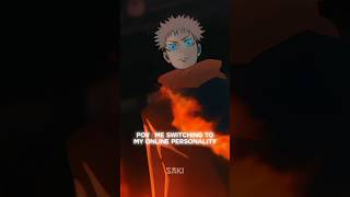 Sukuna || The Box Guitar remix || POV : me switching to my online personality #anime #jujutsukaisen