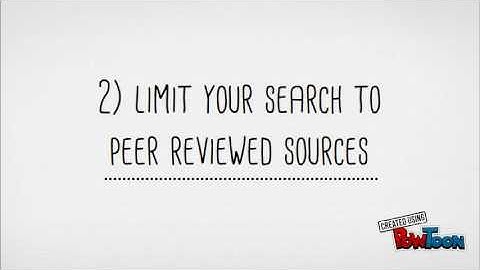 How to tell if a journal is peer reviewed