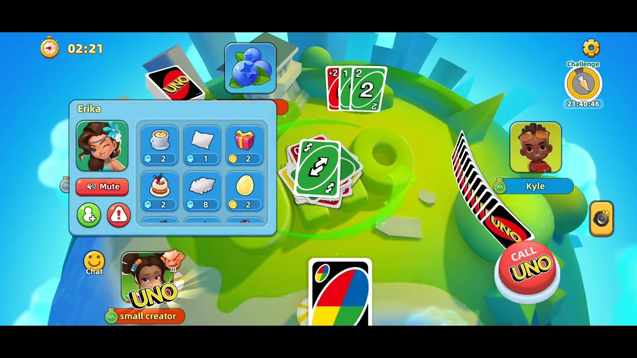 Uno gameplay (gone bankrupt again)