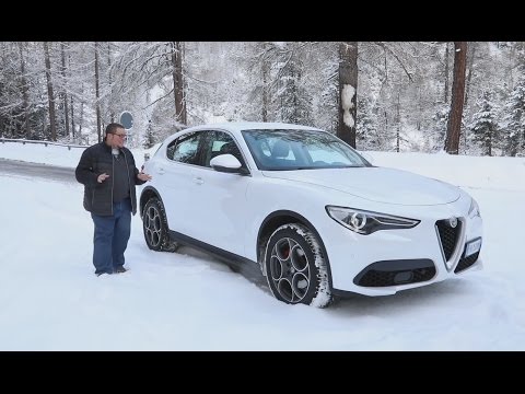 ALFA ROMEO STELVIO + SNOW = AWESOME