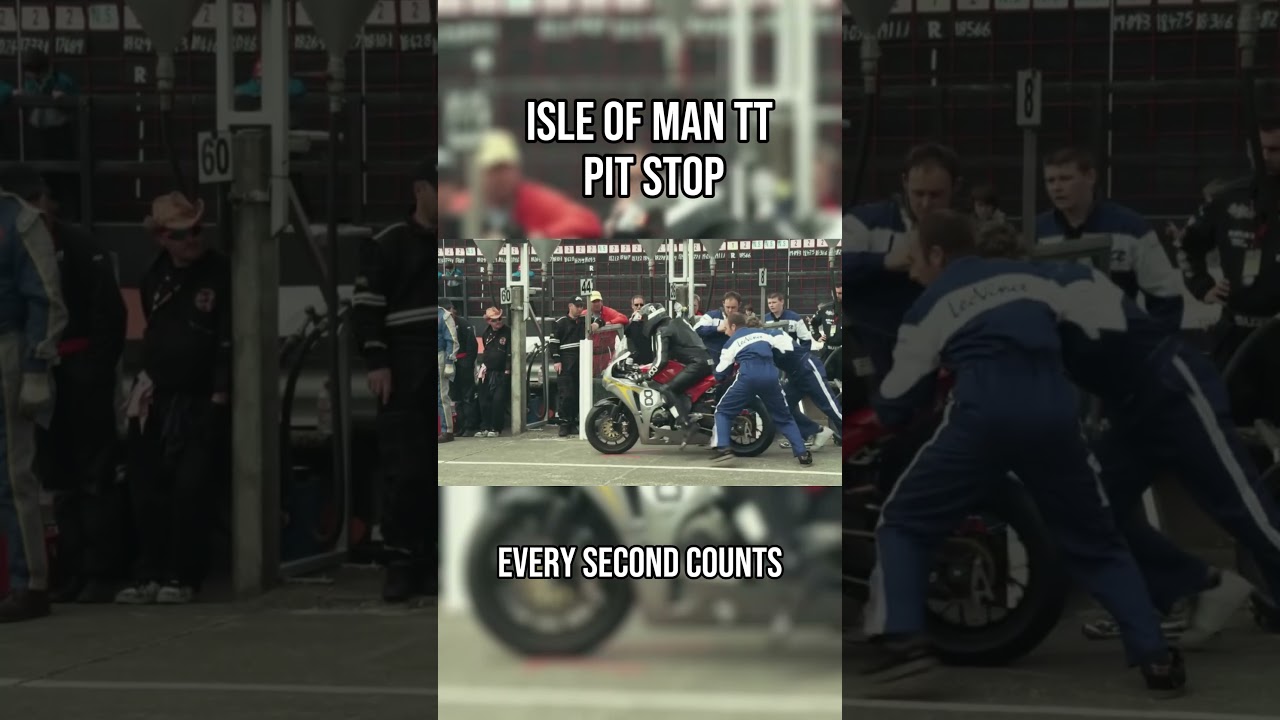 Как работает пит-стоп на гонках Isle of Man TT