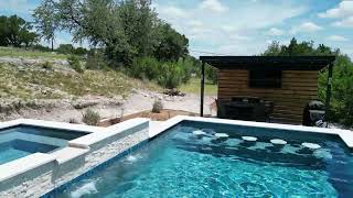 Luxury Backyard Pool, Spa, Swim-Up Bar & Covered Cabana Tour