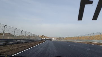 First laps of the new circuit zandvoort