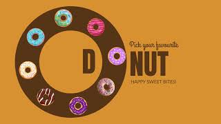 Create a Rotating Donut Wheel in Canva (For steps: Check Description)