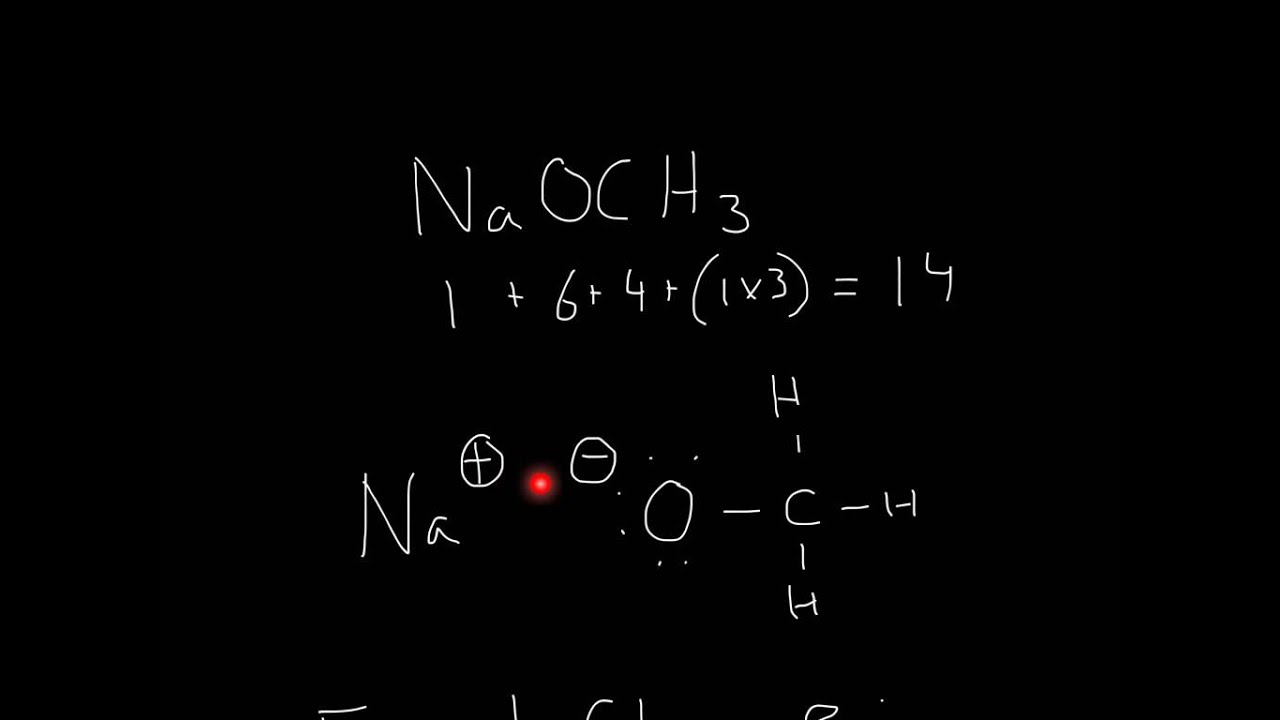 Lewis Structure NaOCH3 - YouTube