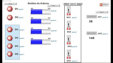 vídeo 6 - Comunicação com arduino em modbus RTU utilizando apenas holding Registers