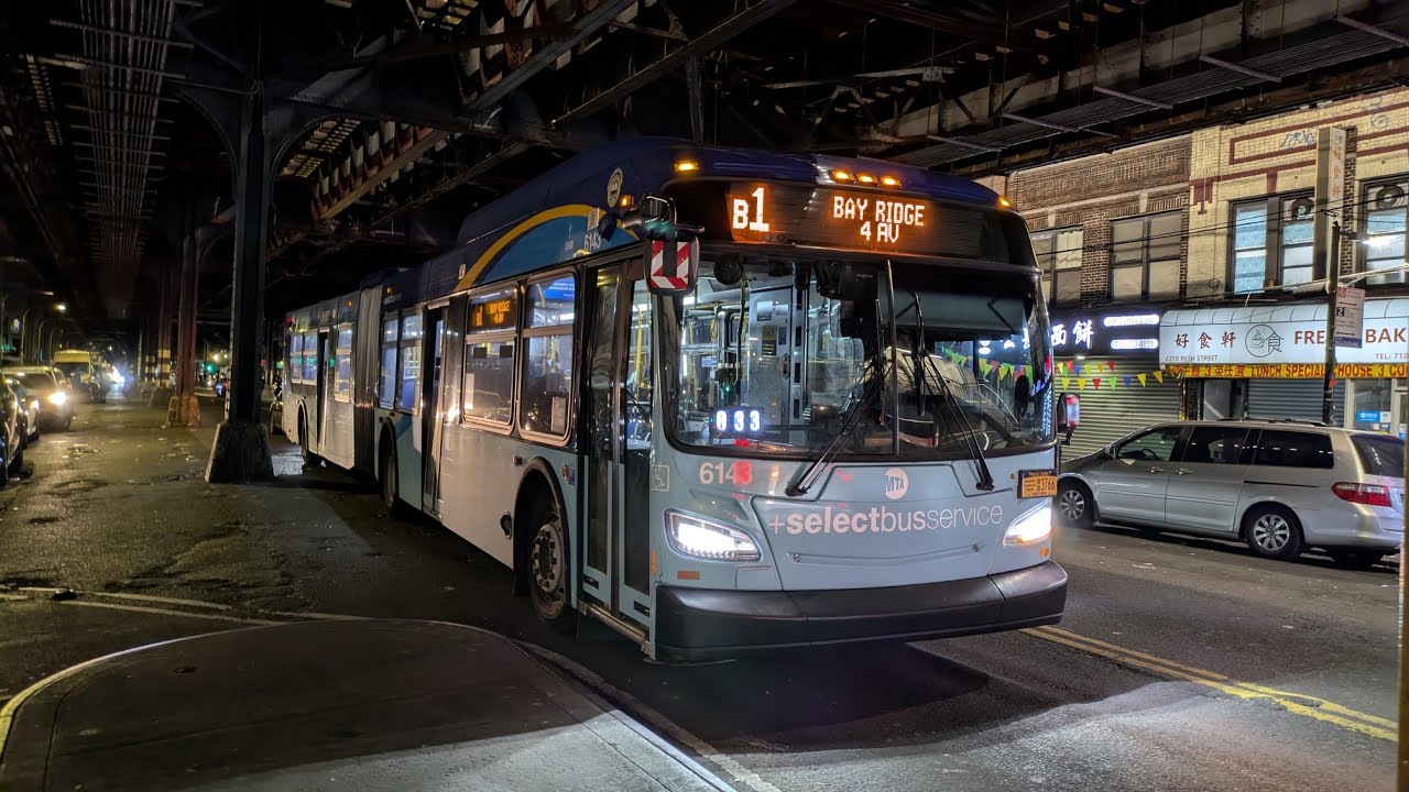 STREETAです。 NYCT Bus: 2019 New Flyer XD60 #6143 SBS Wrapped on the B1 (11/24