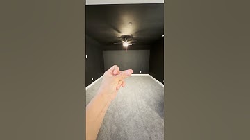 Glam Home Theater Before And After! #glam #theater #lights #colors #screen #dream #lighting