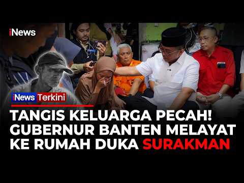 Gubernur Banten Kunjungi Rumah Duka Surakman, Kru Kapal Jurnalis Hilang di Anak Krakatau
