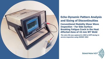 Echo-Dynamic Pattern Analysis and Sizing of Discontinuities / retro-file 2002 / ISONIC 2001