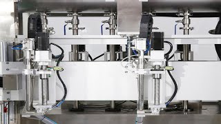 Celebrity tracking type 4 heads shampoo bottles filling machine high speed servo filler | آلة تعبئة الزجاجات Net Worth