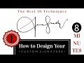 The Best Signature Examples with 10 Techniques | How to Draw Custom Signature?