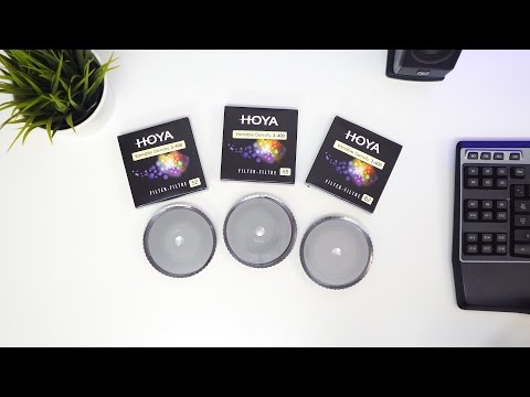 Variable Neutral Density (ND) 3-400 Filters 52, 55, 62mm - Hoya | Unboxing