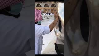 معالي الشيخ ⁧‫السديس‬⁩ يشارك في تطيب الملتزم والحجر الاسود