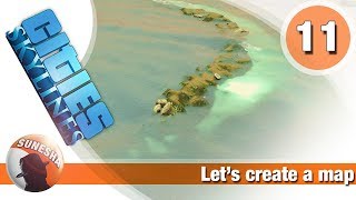 Cities Skylines | 11 | Reef creation - Map Editor | Let's create a map Wealth