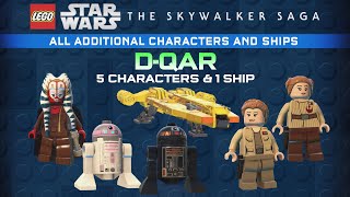 Lego Star Wars Skywalker Saga - Dqar All Additional Characters & Ships