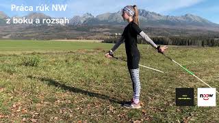 Nordic walking technika - práca rúk
