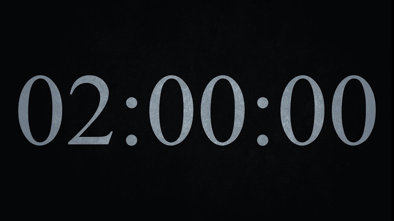 2 Hour Timer With Alarm | Chroniq Focus - YouTube